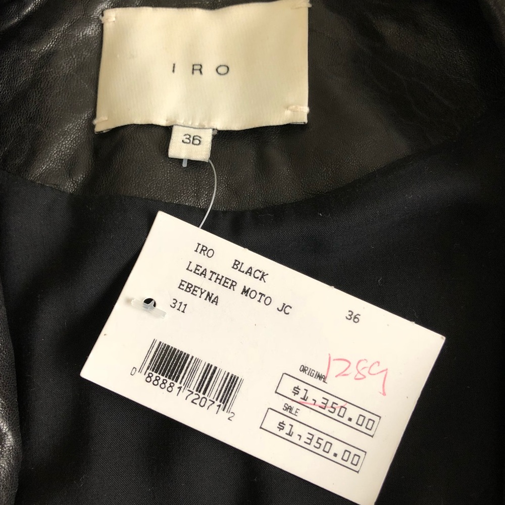 IRO Moto Leather Jacket - Picture 4 of 8
